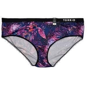 Torrid size 2 Active Microfiber Mid-Rise Hipster Logo Panty